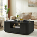 46.5' Modern Luxury Oval Coffee Table