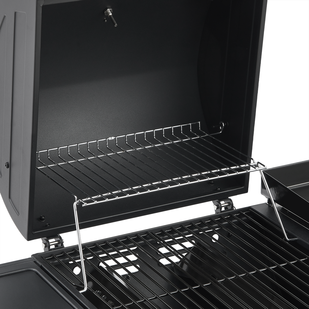 All-in-One 5 Burner Propane Gas Grill Griddle Combo 56000 BTU Heavy Duty Backyard BBQ