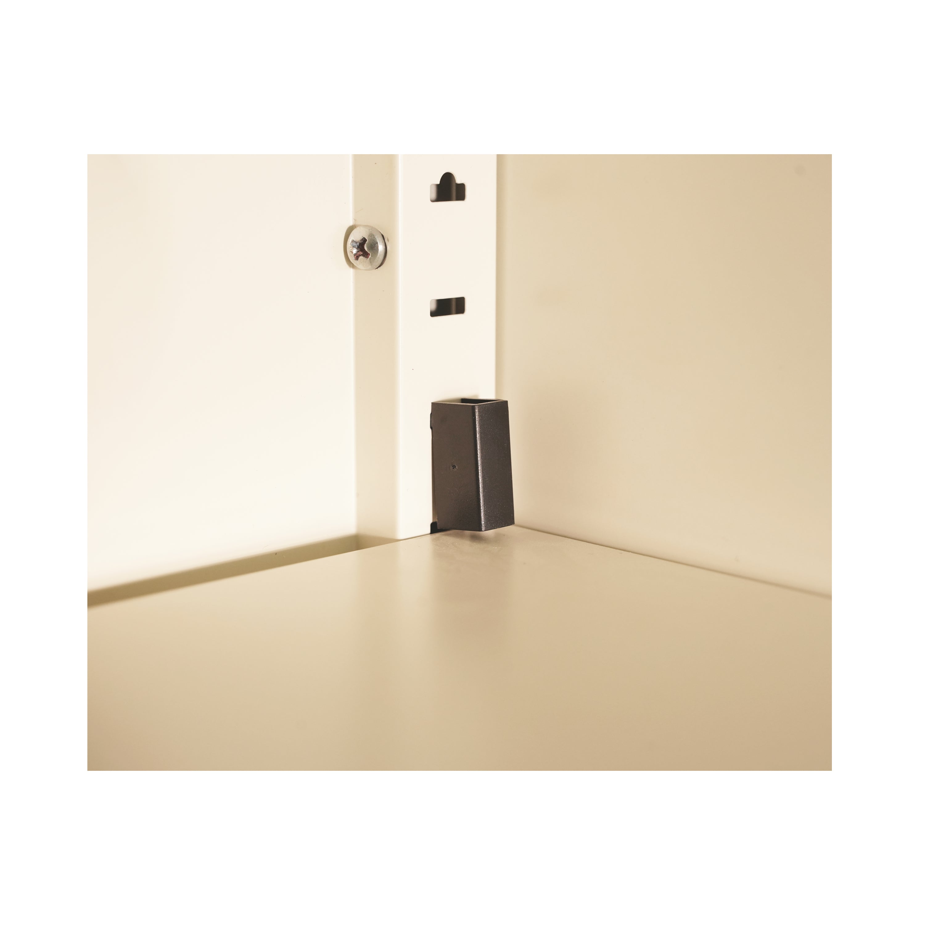 71'' 2 Shapely Doors Cabinet with Lock