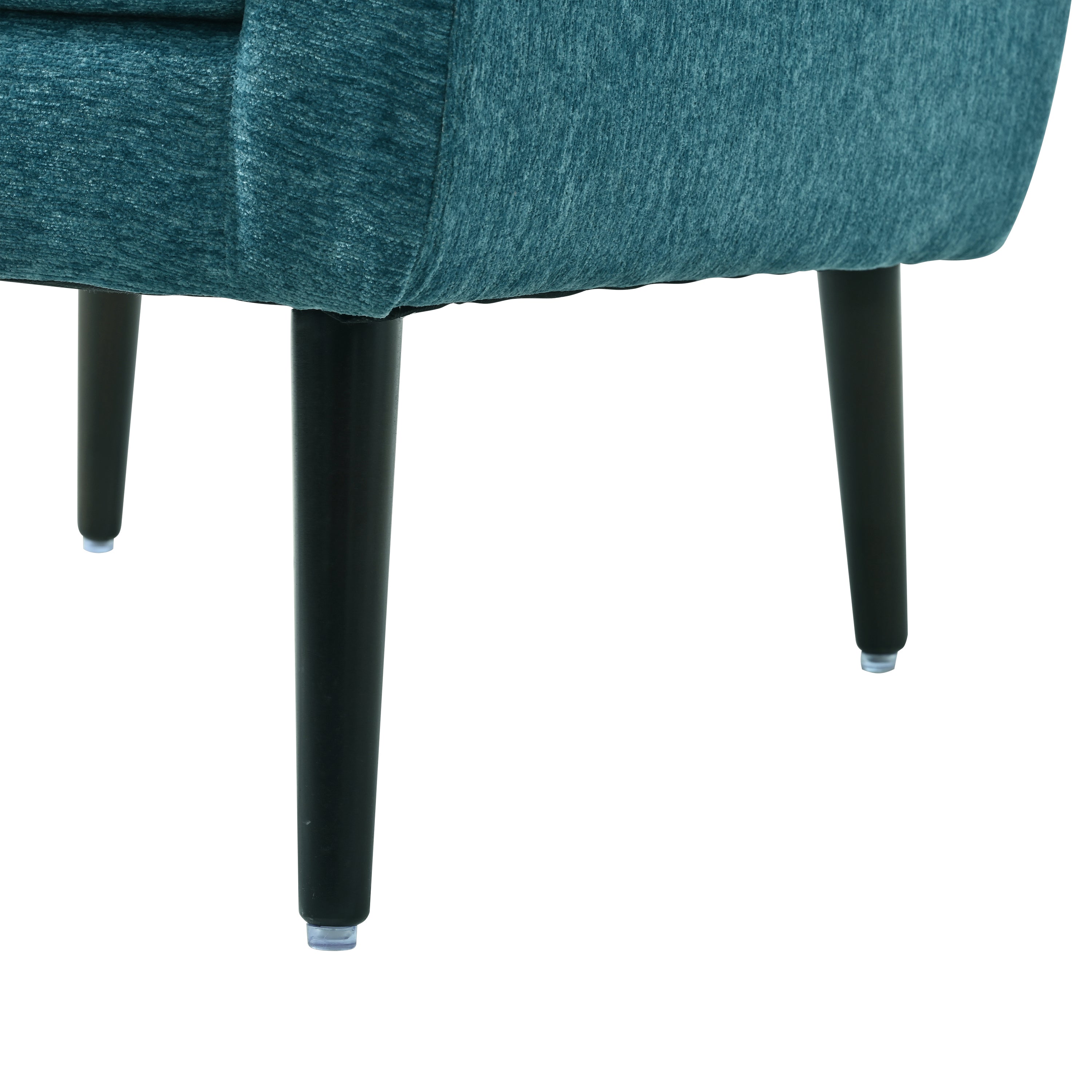 Mid-Century Chenille Accent Chair – Comfy Reading Chair with Lounge Style