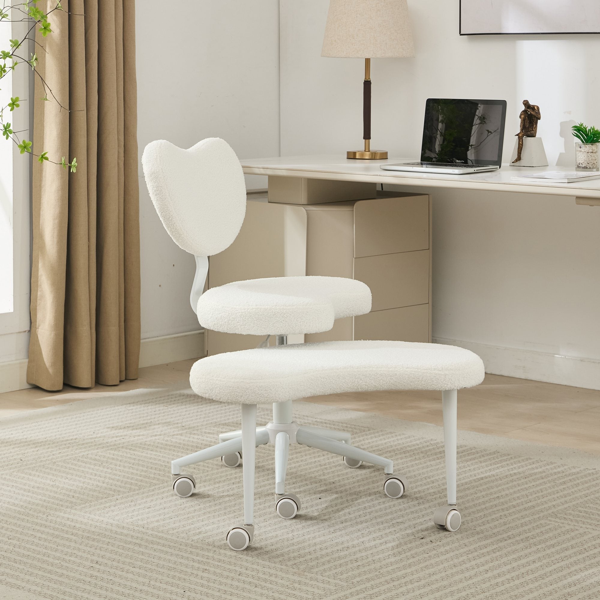 Teddy Meditation Cross Legged Chair with Wheels