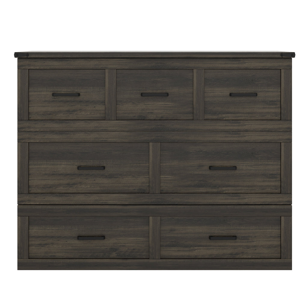 Murphy Bed Cabinet Full Size with Charging Station