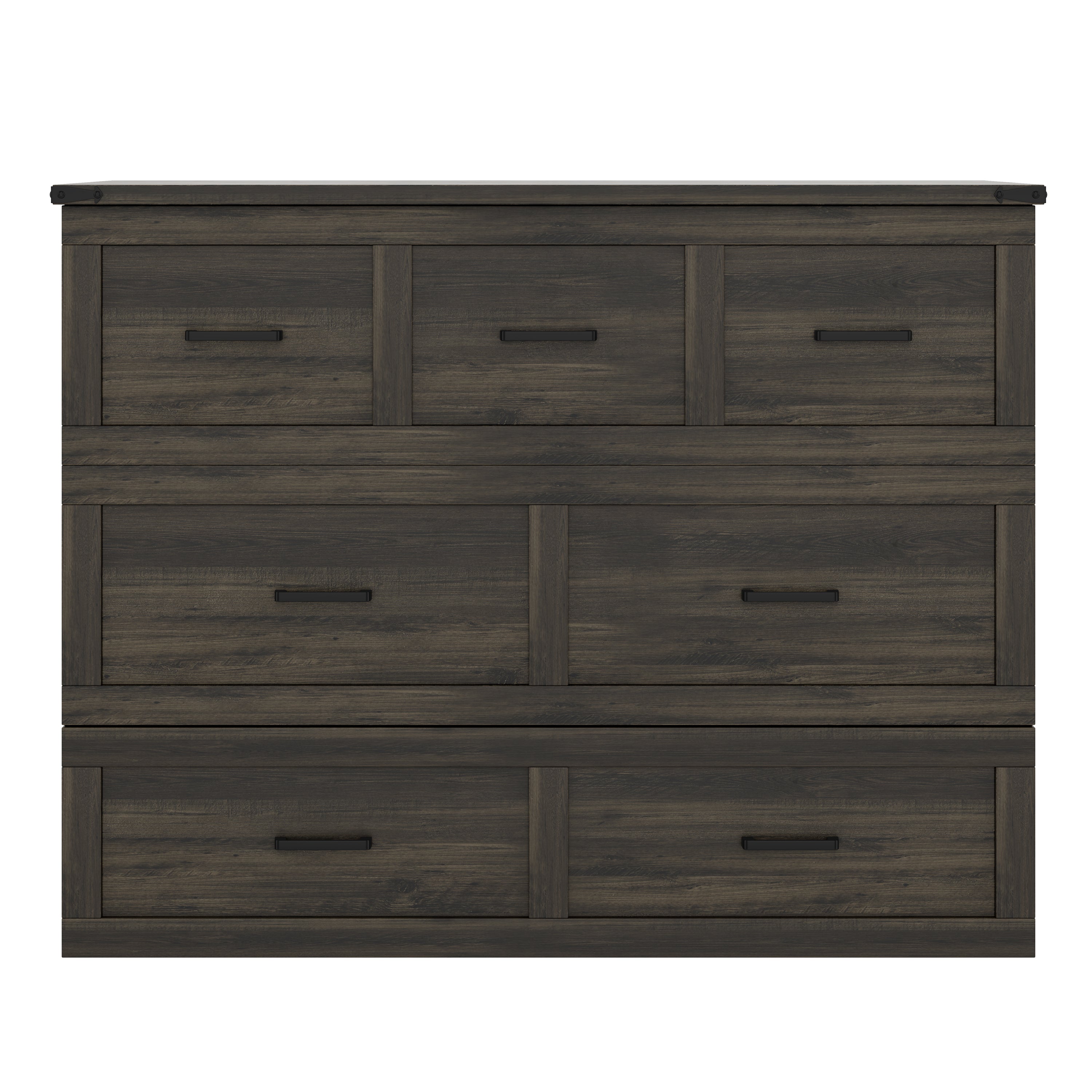 Murphy Bed Cabinet Full Size with Charging Station