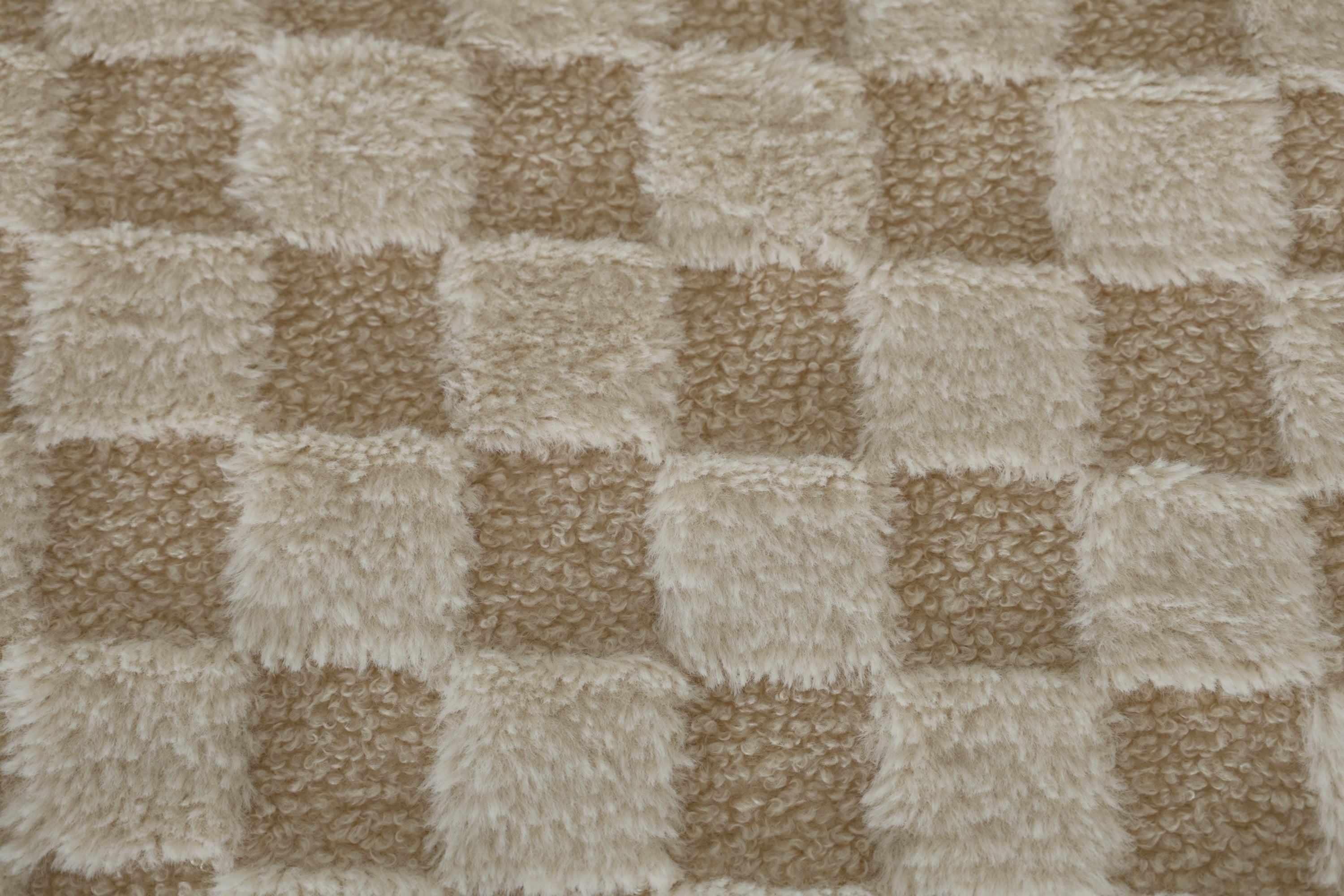 Classic Diamond Pattern Fabric Paired with Elegant Scroll Arms