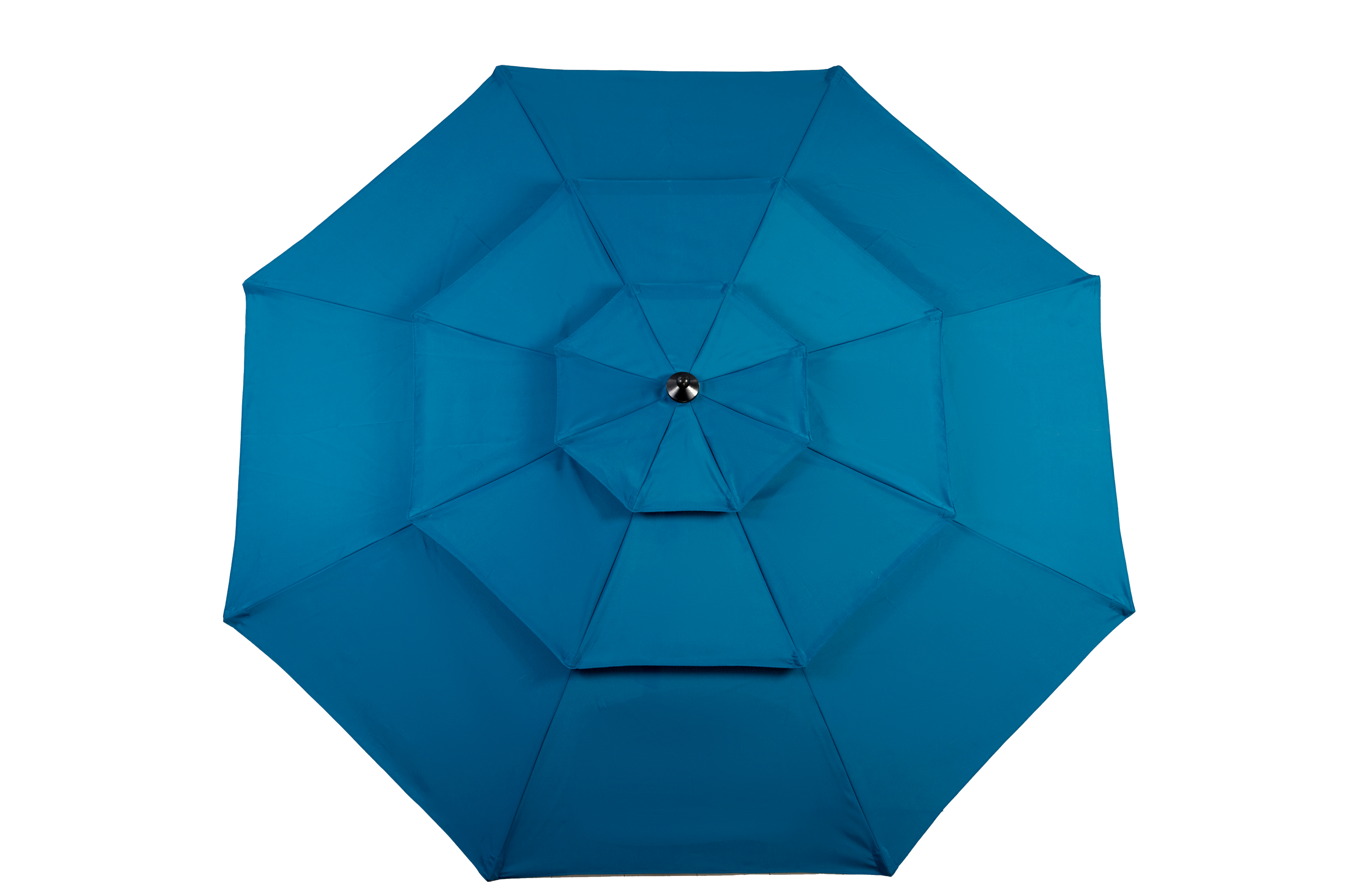 10ft 3-Tier Aluminium Patio Umbrella with Auto-Tilt (No Base)