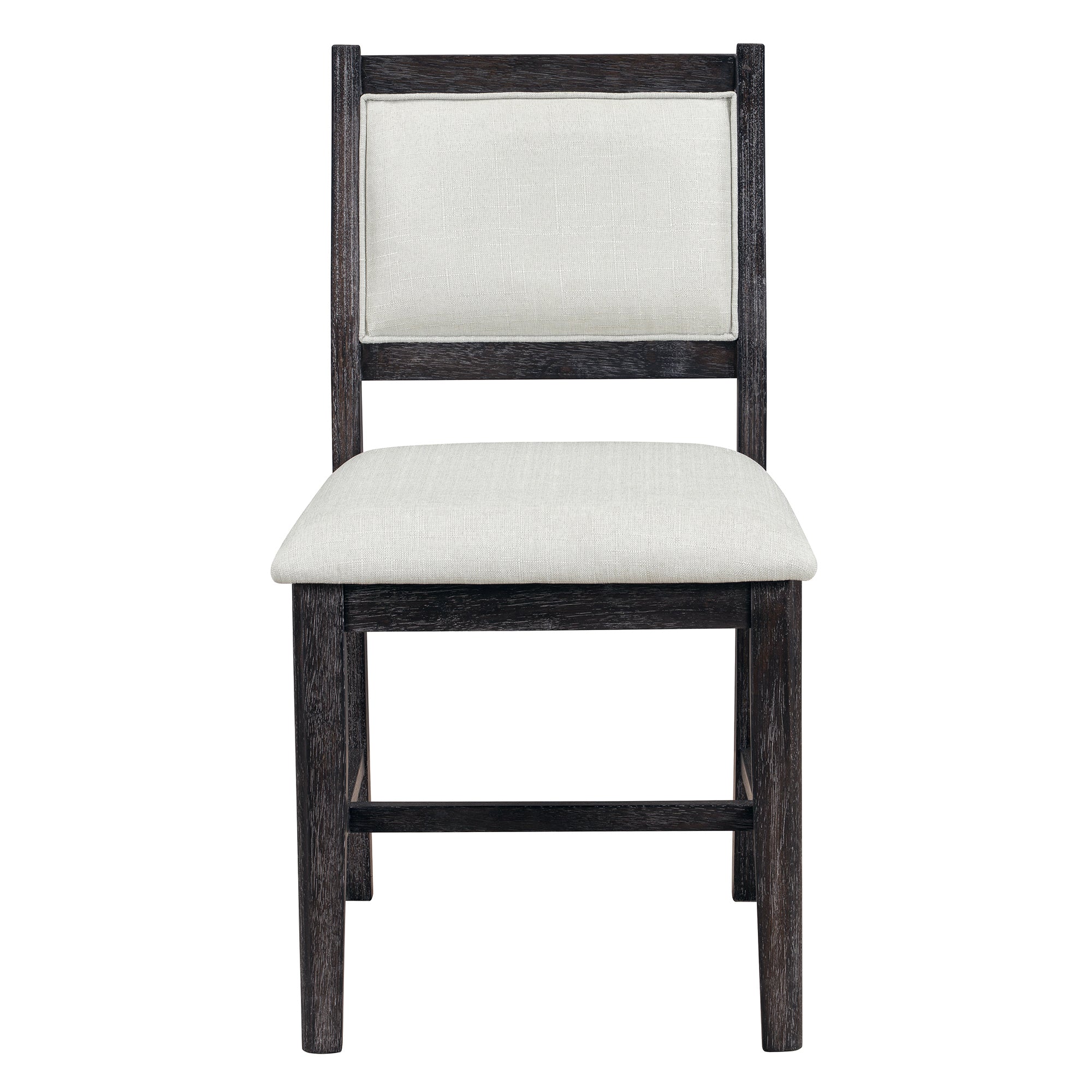 7-Piece Retro Rectangular Wood Dining Table Set