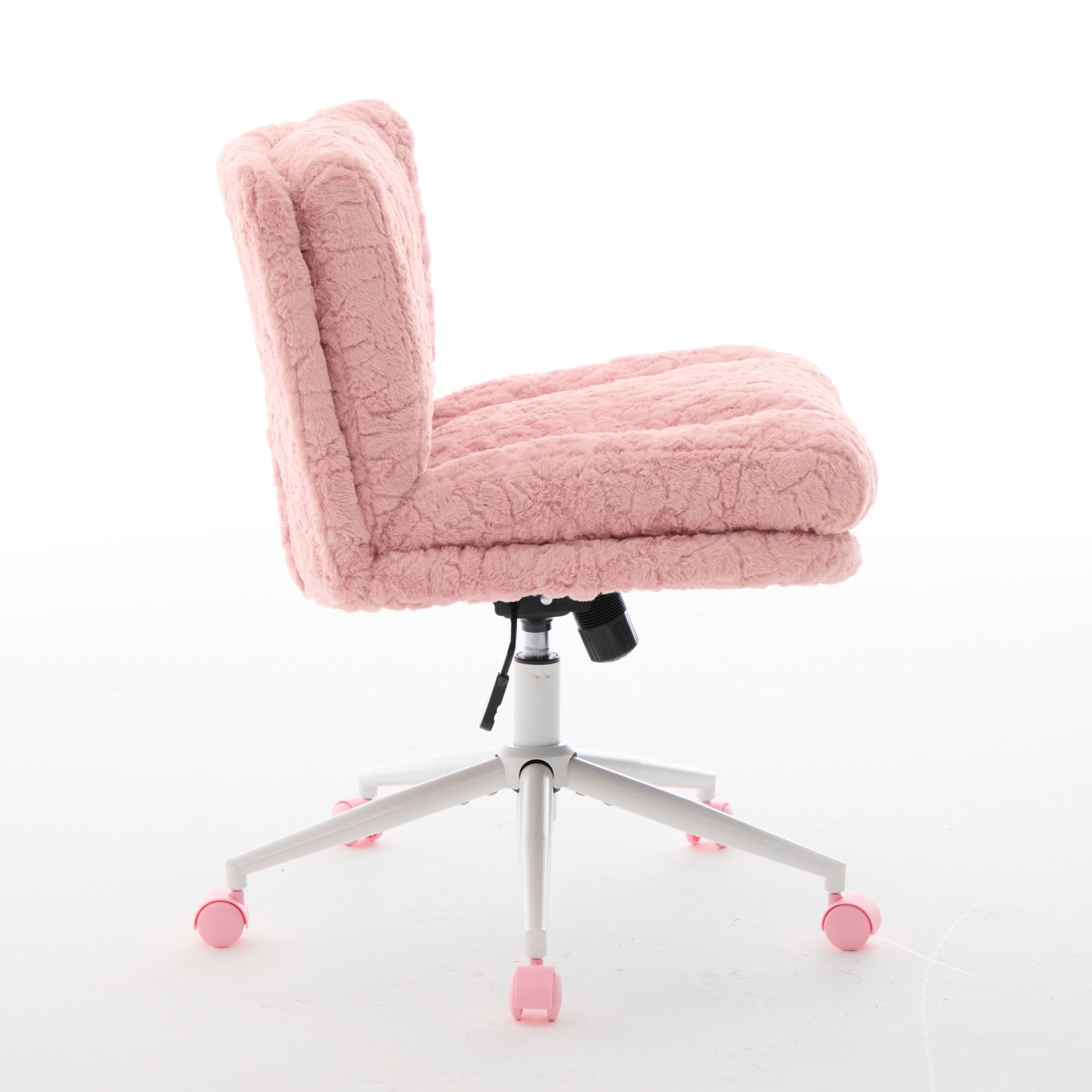 W26.4 inch Wider Artificial Rabbit Hair Home Office Chair