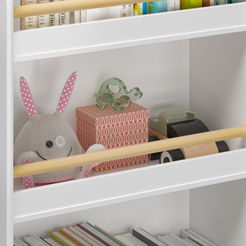Kids 3-Tier Toy Storage Cabinet