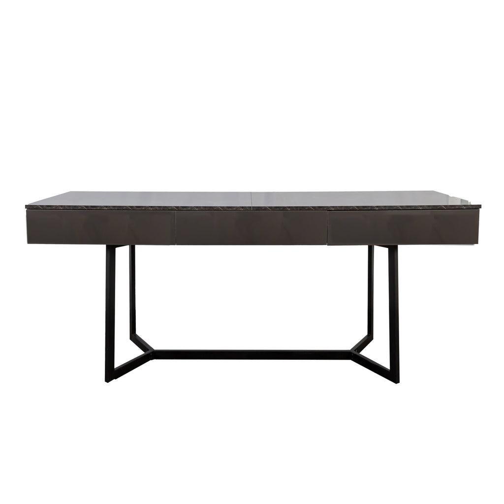 Modern Black 70.87' Computer Desk