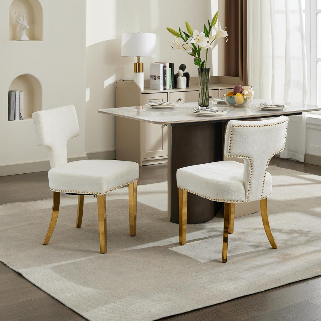 Mid Century Modern Dining Chairs (Set of 2)