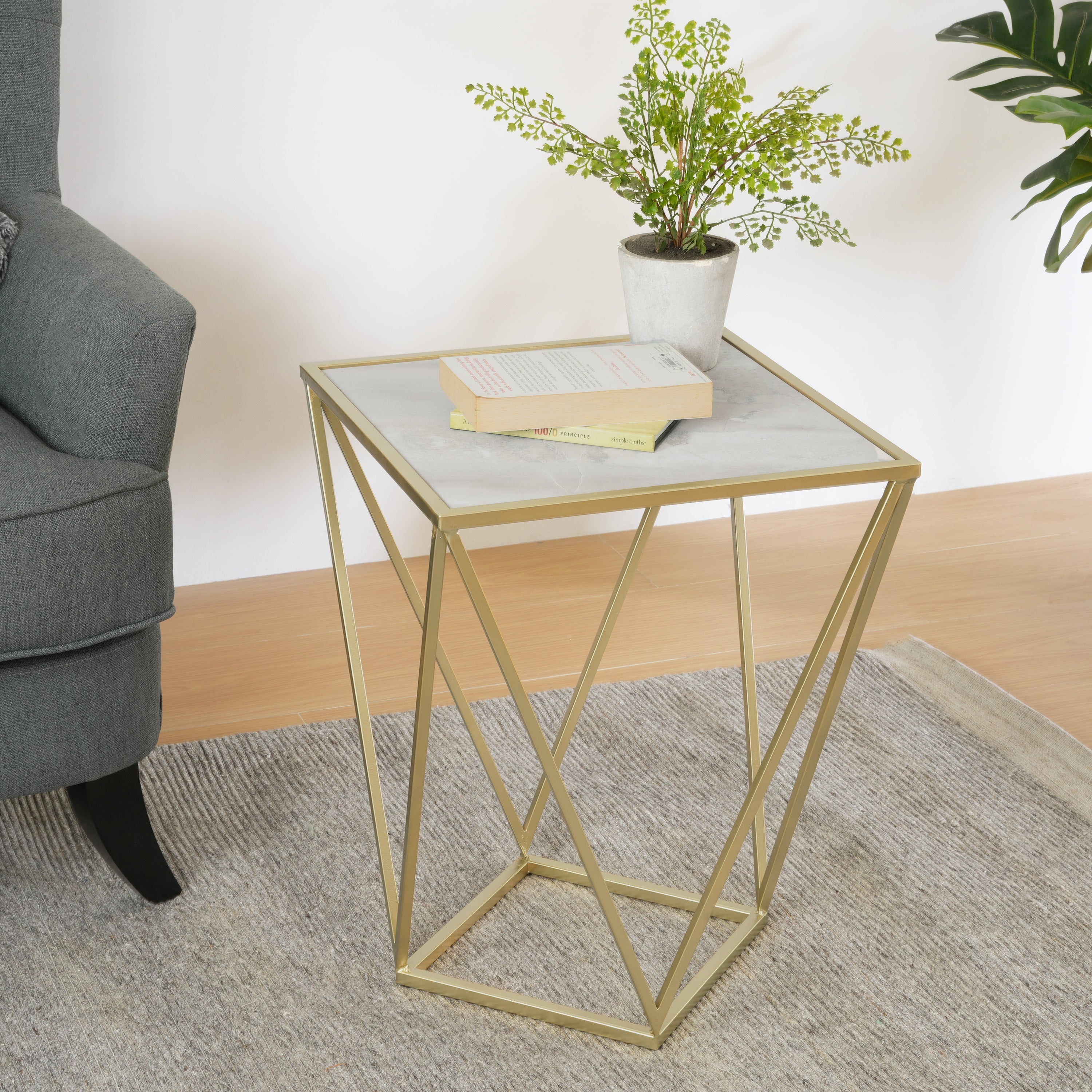 Creative Simiple Glass Side Table