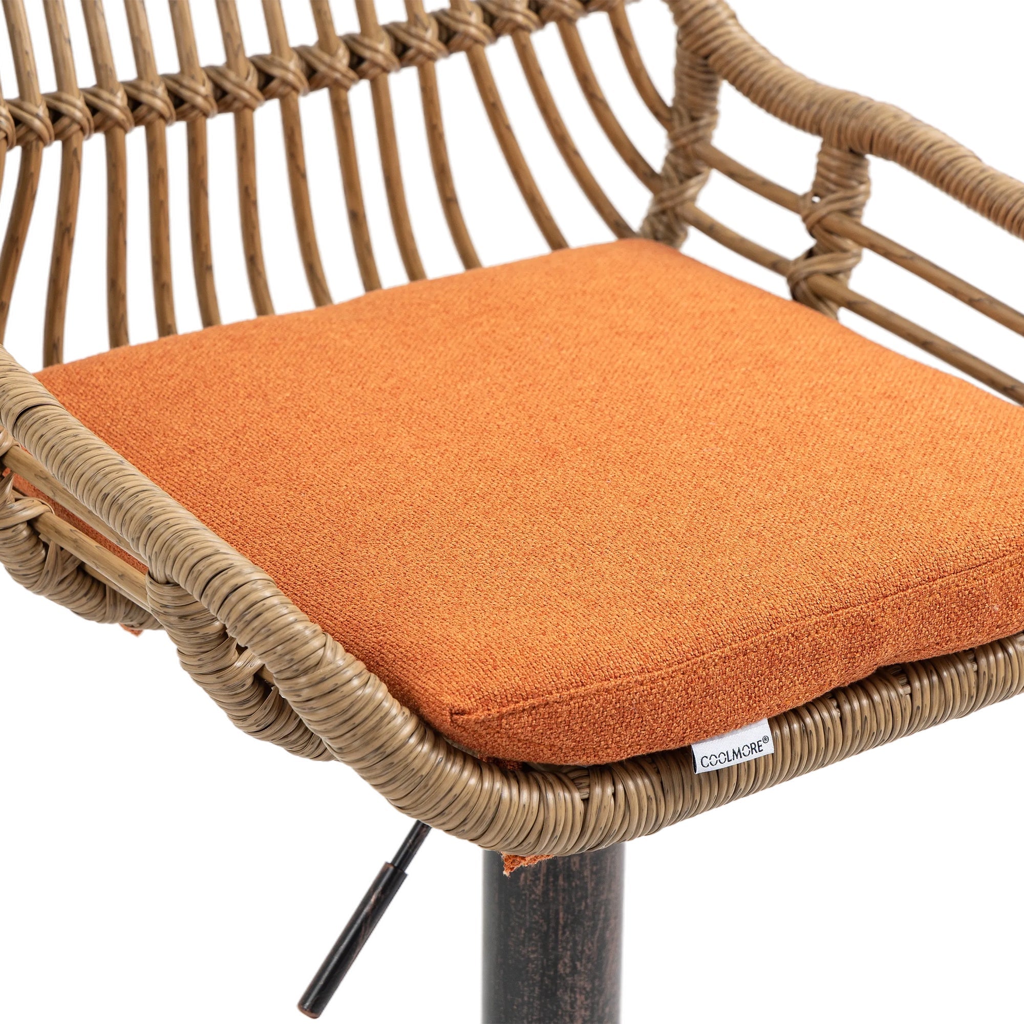 Modern Swivel Bar Stools (Set of 2)