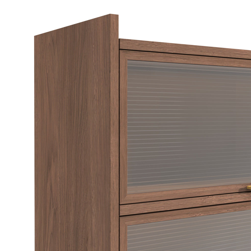 57'' Tall Metal 4 Flip Doors Cabine