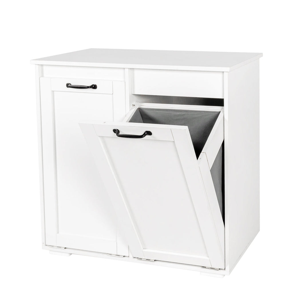 Laundry Cabinet with 2 Removable Liner Bags