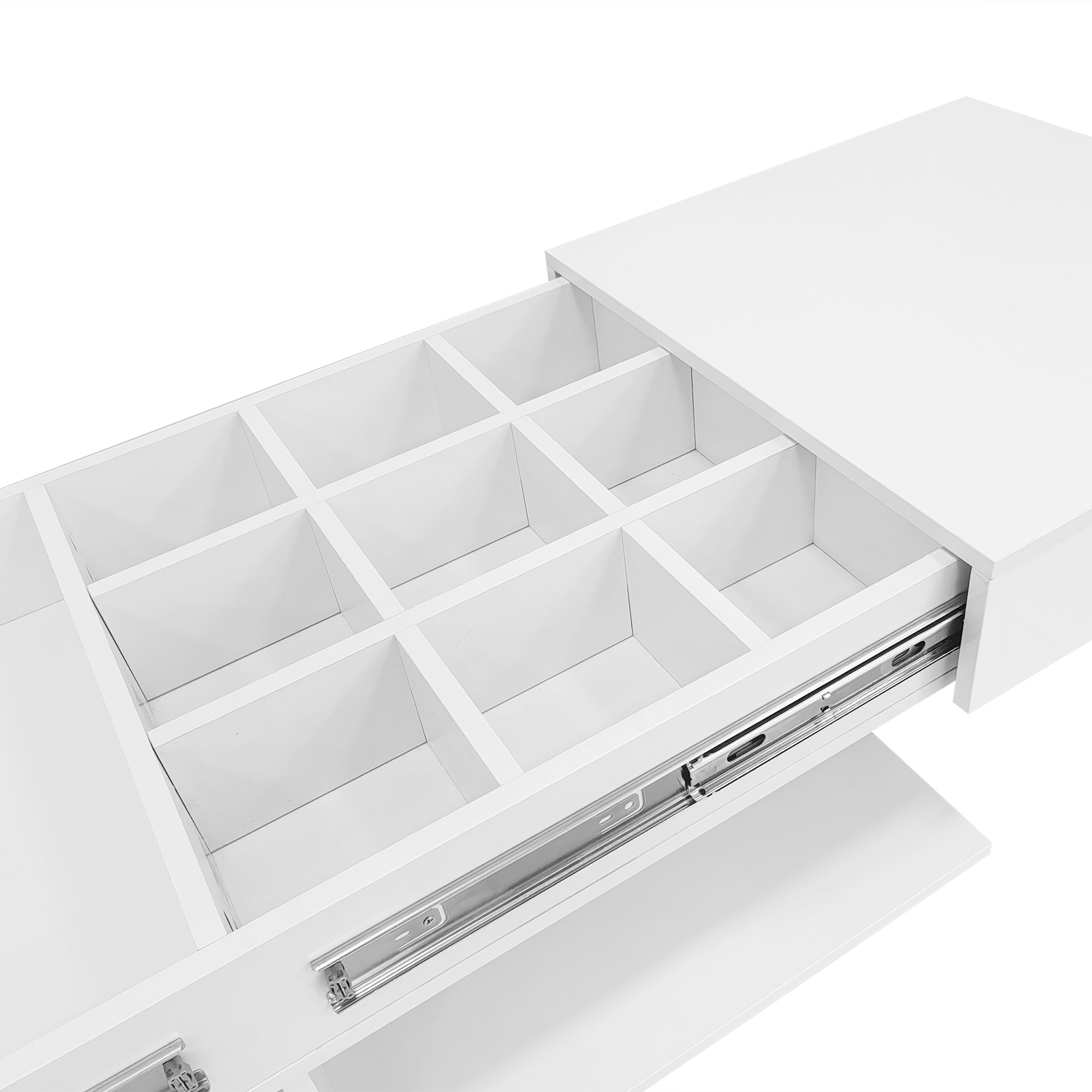 41.3''-76.7'' Multifunctional Adjustable Coffee Table
