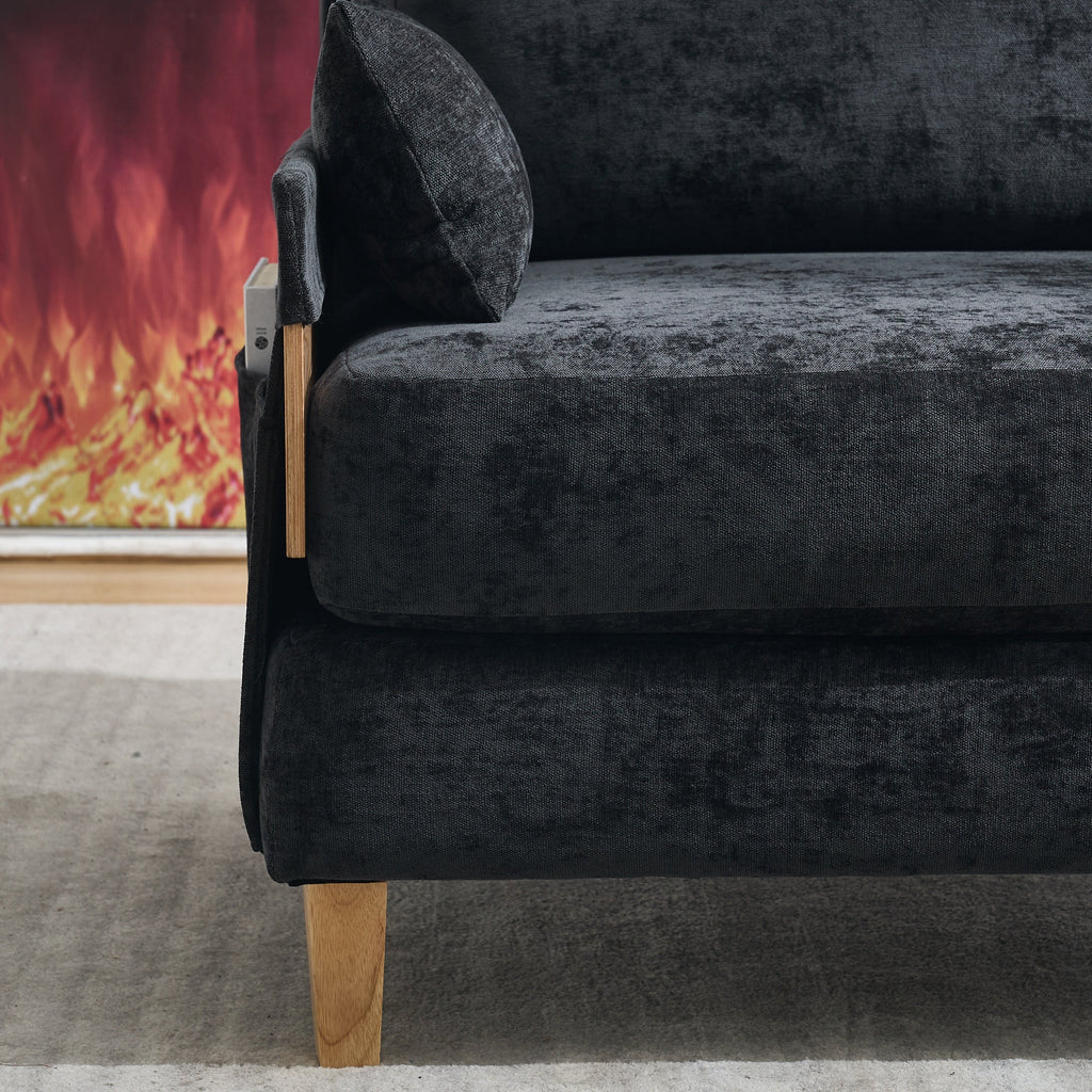 Mid-Century Modern Foldable Sofa Bed Recliner