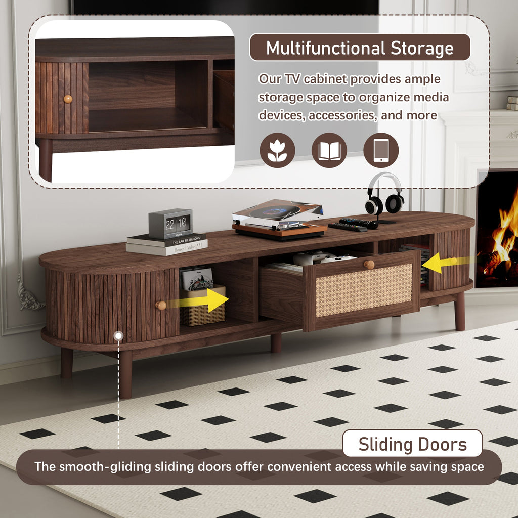 Modern Design TV Stand for 75' TVs