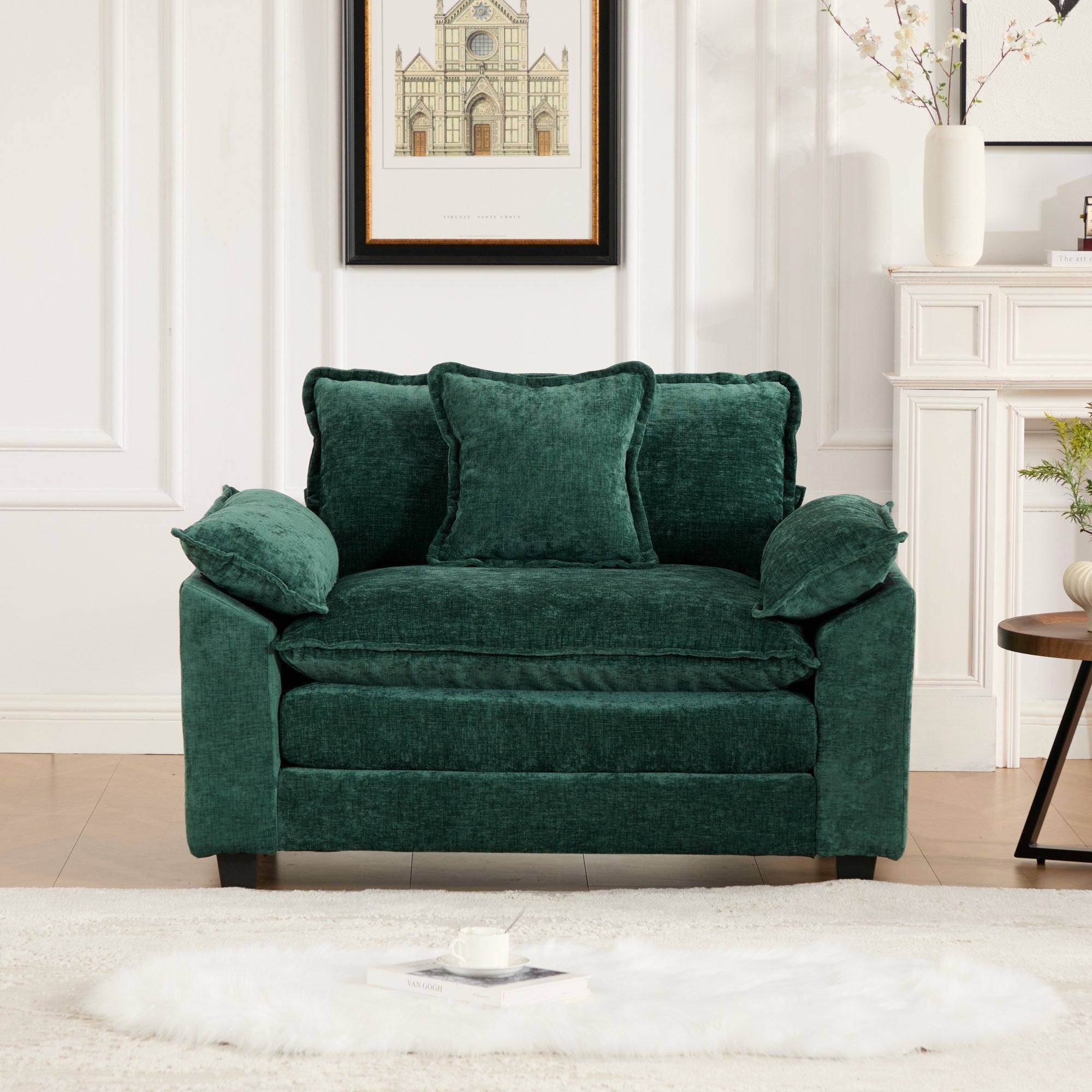 Modern Sectional Cloud Sofa Single Seat (Ottoman is Not Included)
