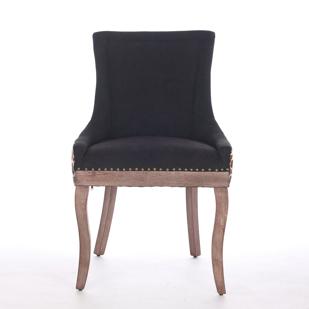 Ultra Side Thickened Fabric Dining Chair (Set of 2)