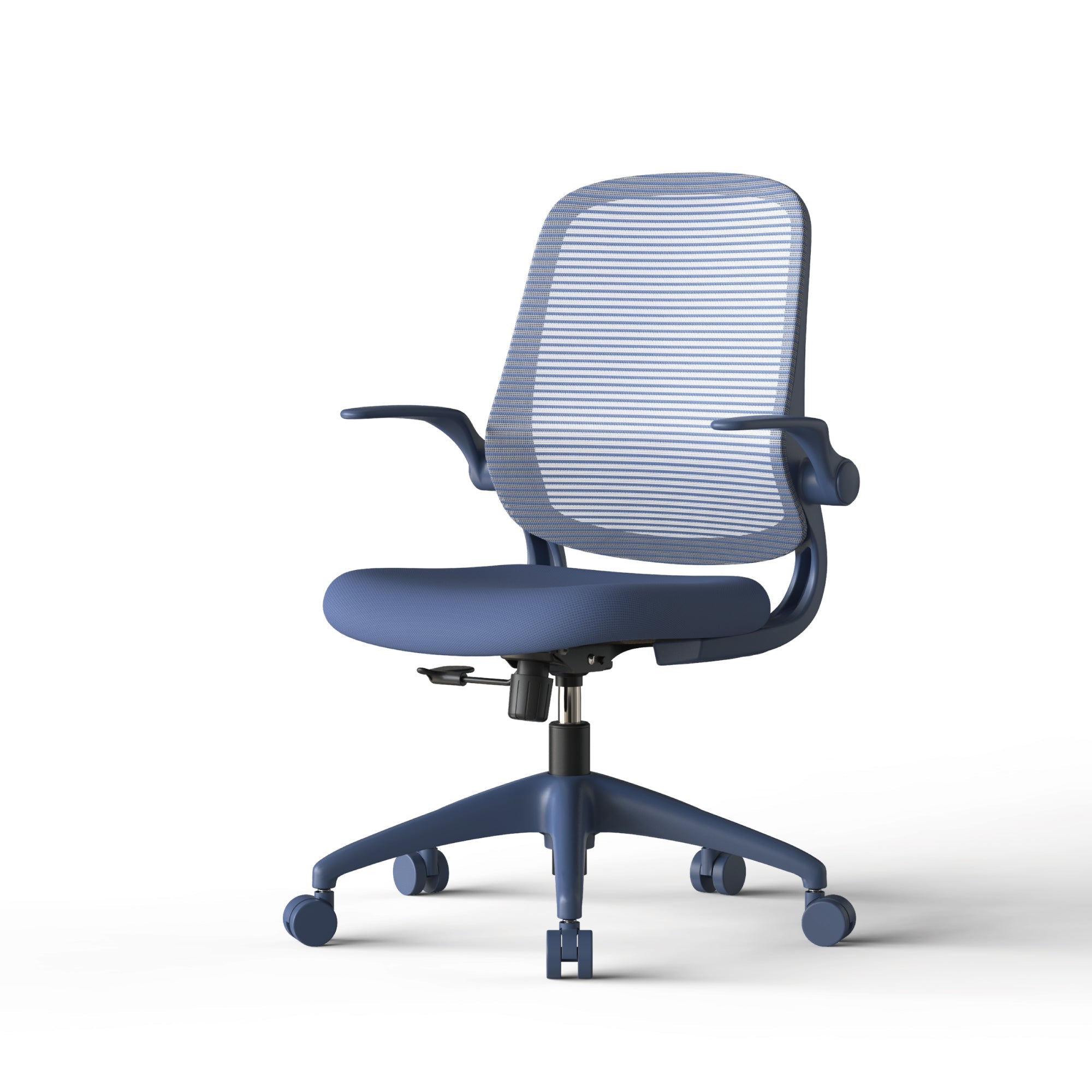 Colorful Ergonomic Office Chair with Flip-Up Armrests