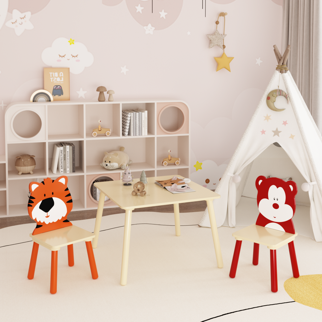 Montessori Toddler Table and Chairs Set