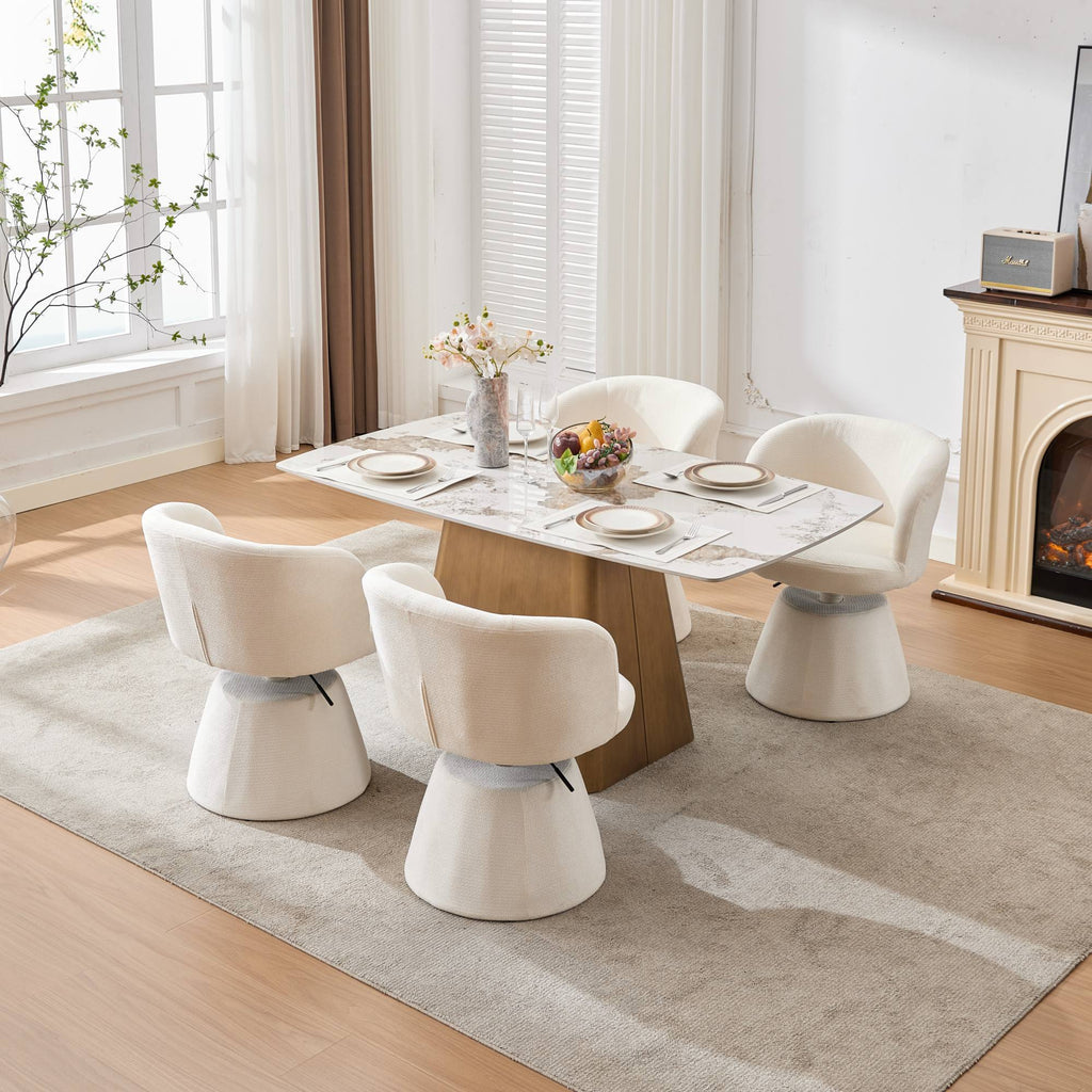 Adjustable Height 360° Swivel Ergonomic Bar Stool