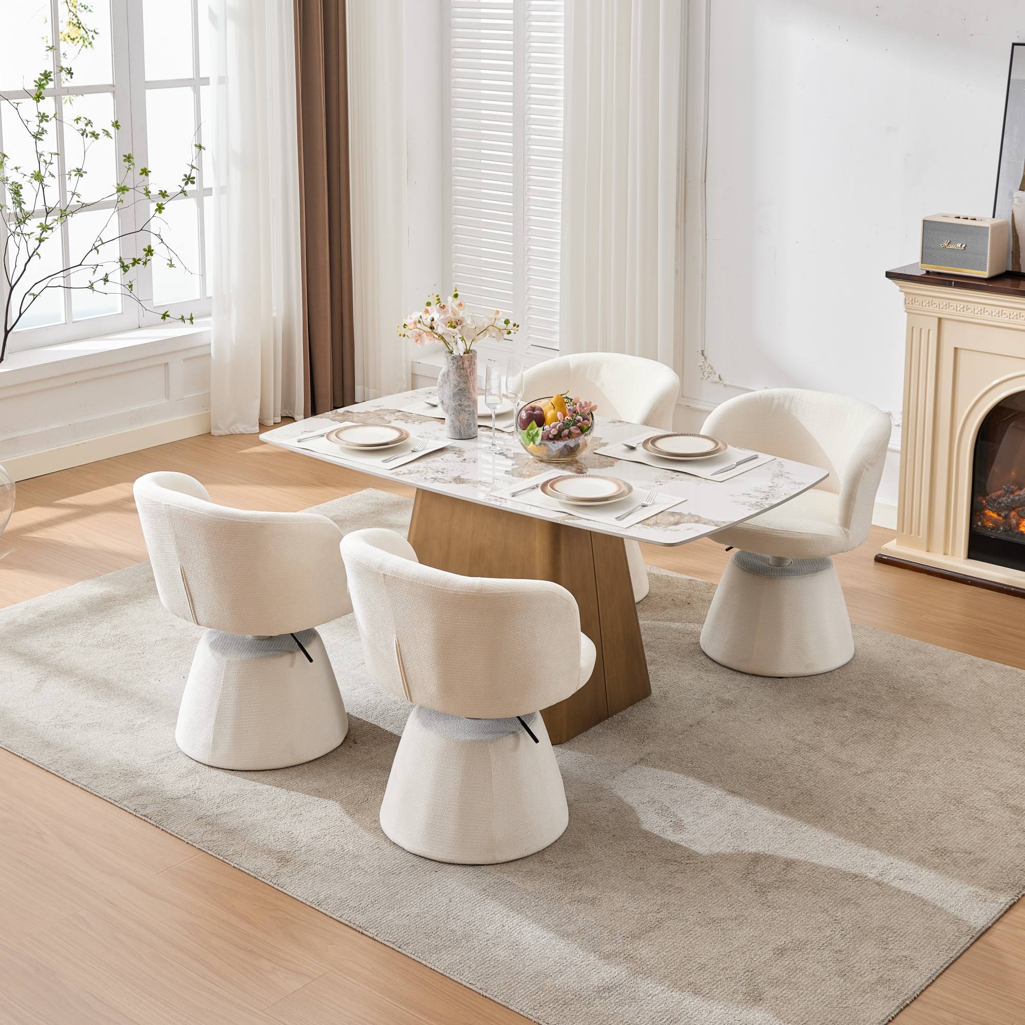 Adjustable Height 360° Swivel Ergonomic Bar Stool