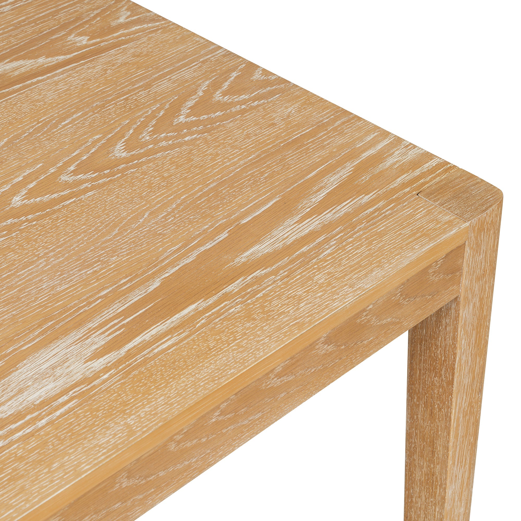 7-Piece Retro Rectangular Wood Dining Table Set