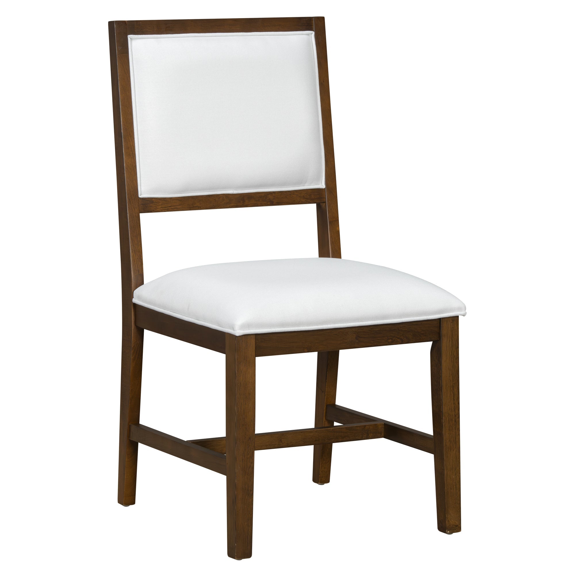 5-Piece Farmhouse Extendable Dining Table Set with 4 Upholstered Chairs