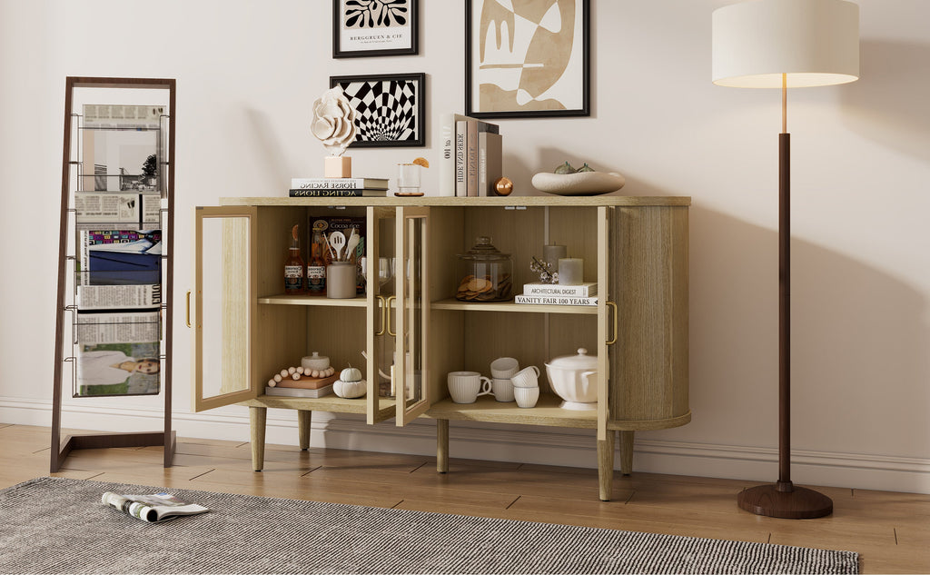 Farmhouse Sideboard Cabinet with Storage