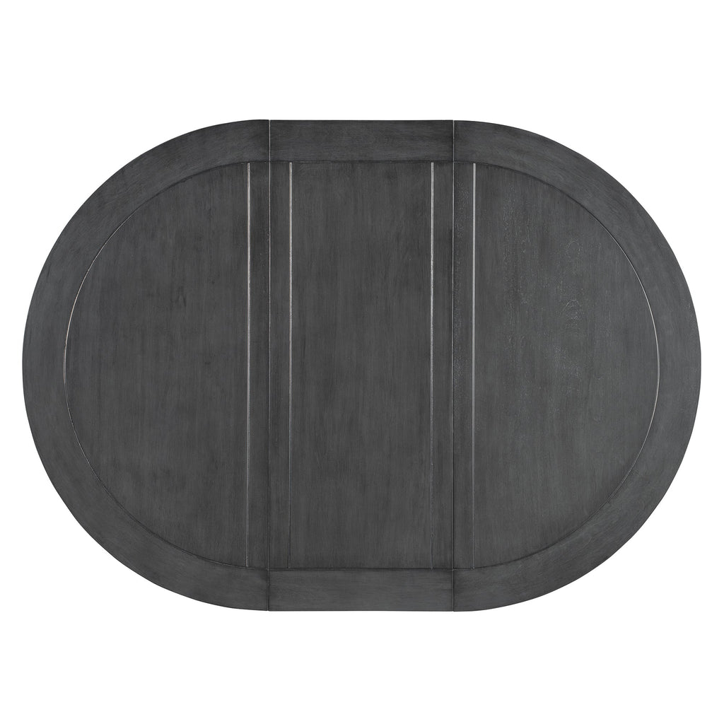 5-Piece Extendable Dining Table Set with Removable Leaf