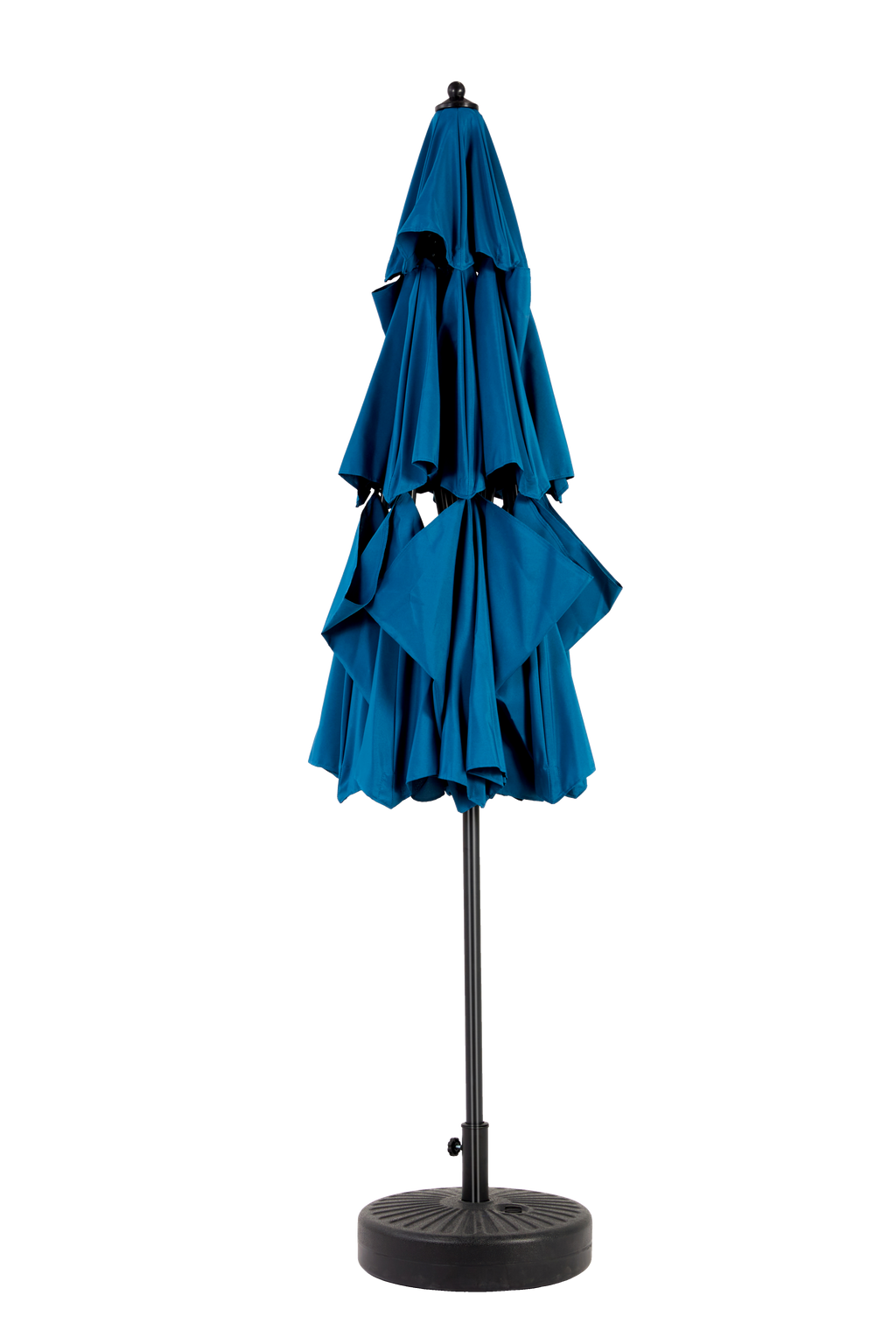 10ft 3-Tier Aluminium Patio Umbrella with Auto-Tilt (No Base)