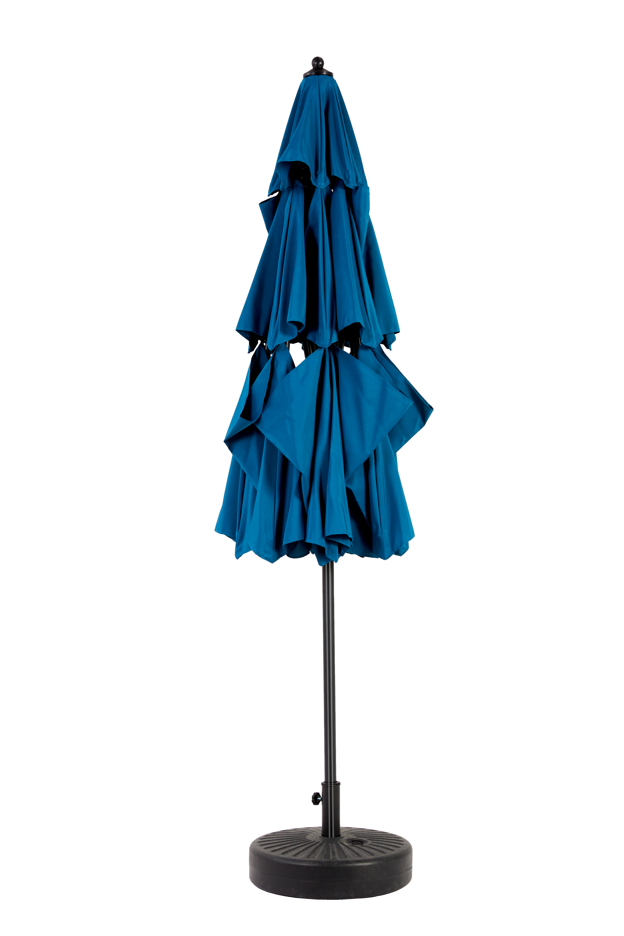 10ft 3-Tier Aluminium Patio Umbrella with Auto-Tilt (No Base)