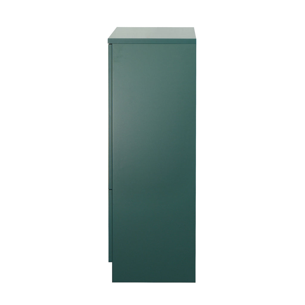 MDF Painted Cabinet with Glass Doors