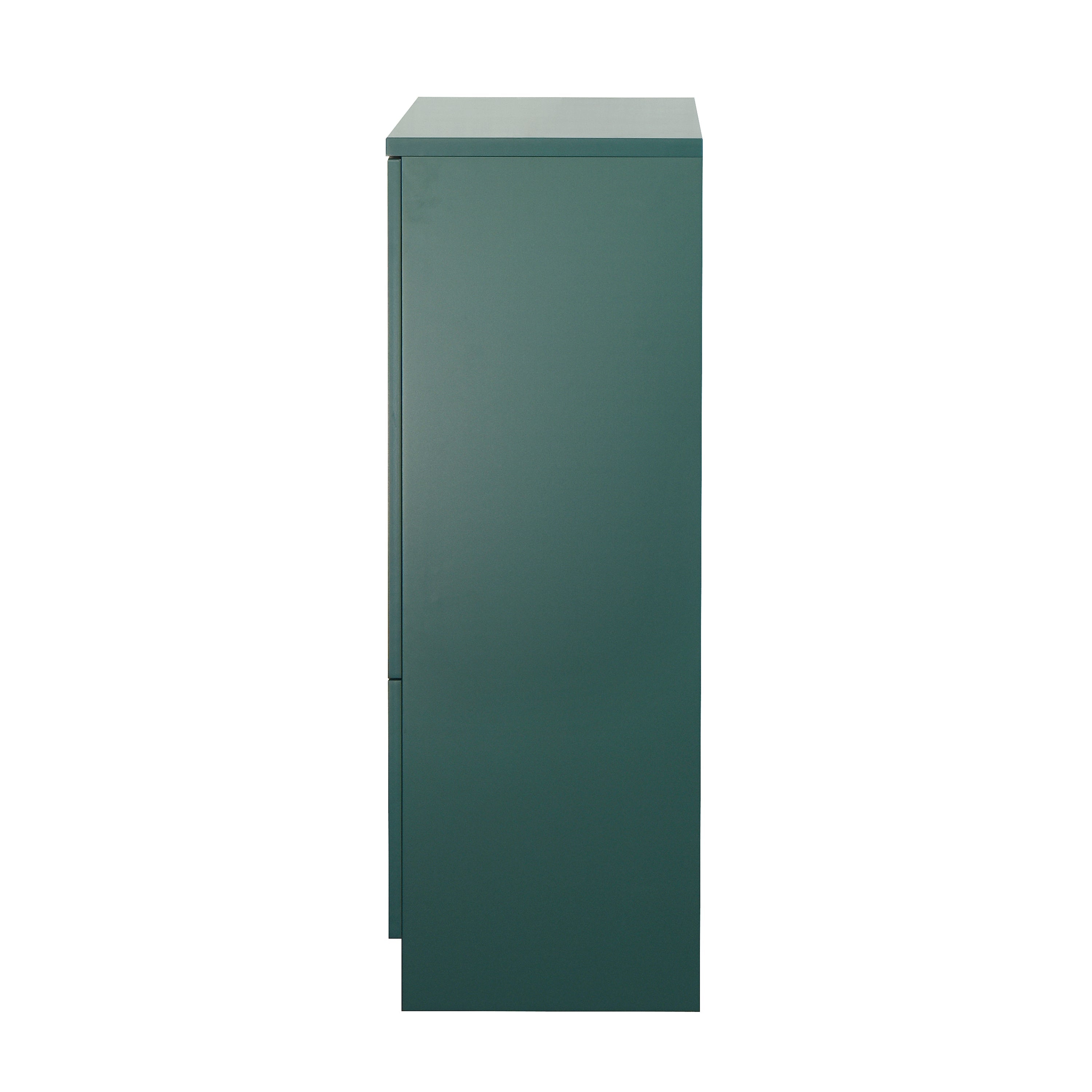 MDF Painted Cabinet with Glass Doors