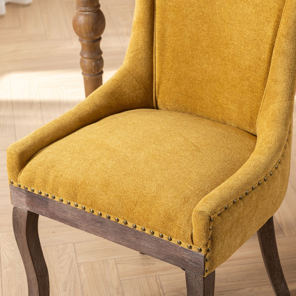 Ultra Side Thickened Fabric Dining Chair (Set of 2)