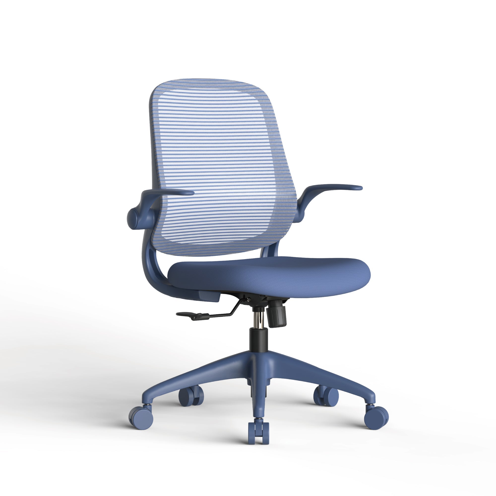 Colorful Ergonomic Office Chair with Flip-Up Armrests