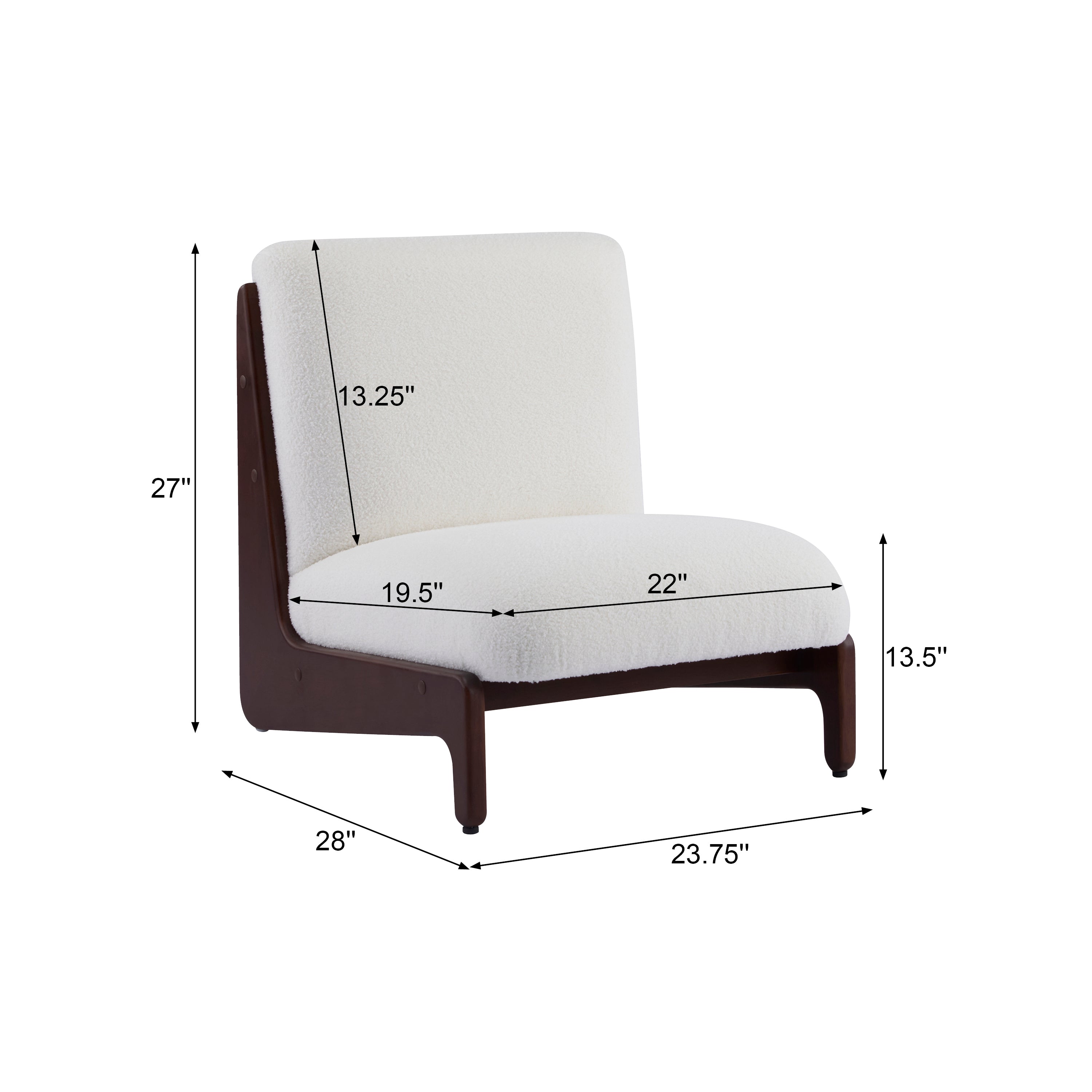 Scott Living Moda Accent Chair with Solid Wood Frame (Set of 2)