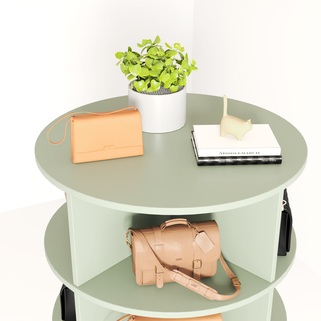 Modern 360° Rotating Shoe Cabinet 6/7 Layers Space Saver