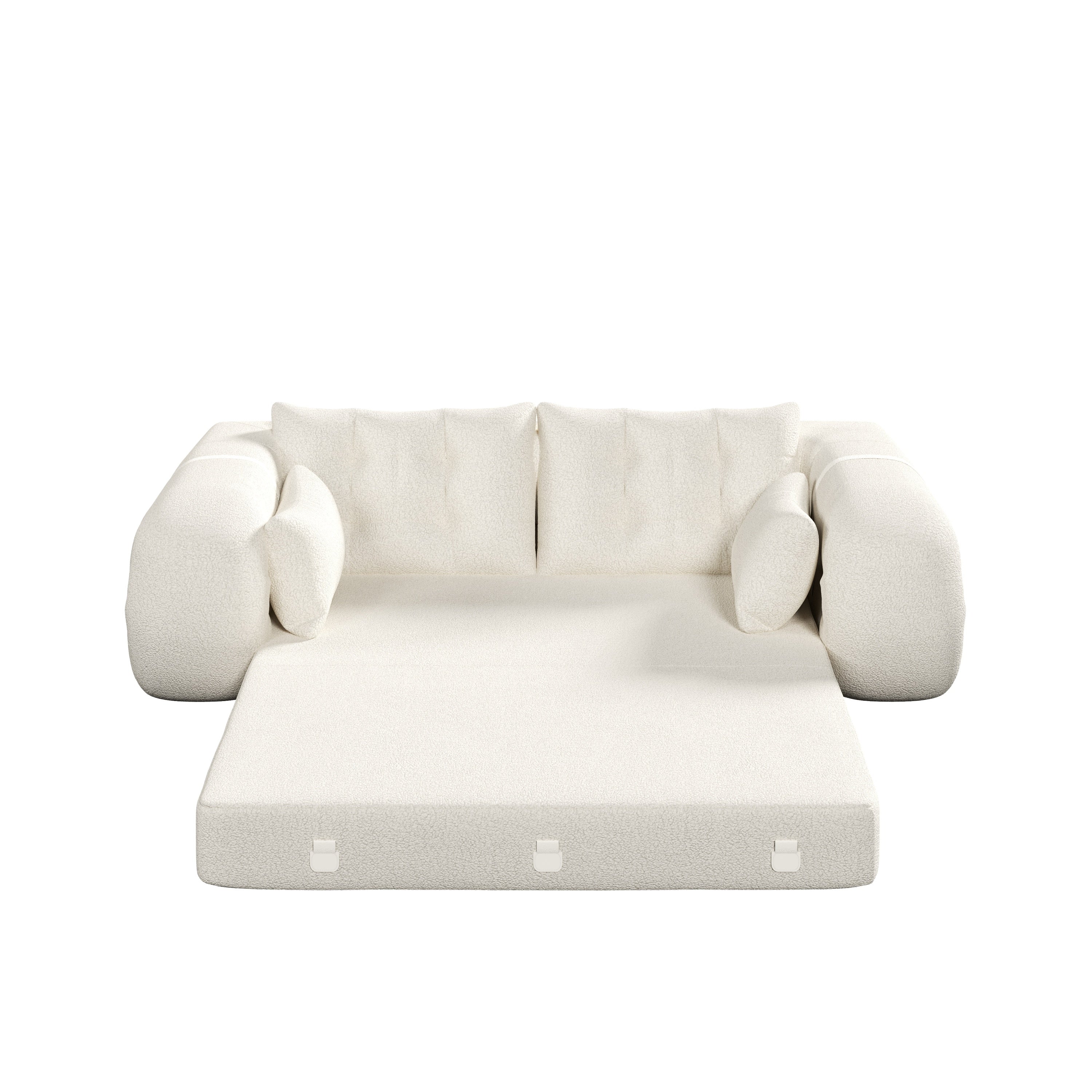 78.7 ' Multi-Functional Teddy Foldable Sofa Bed