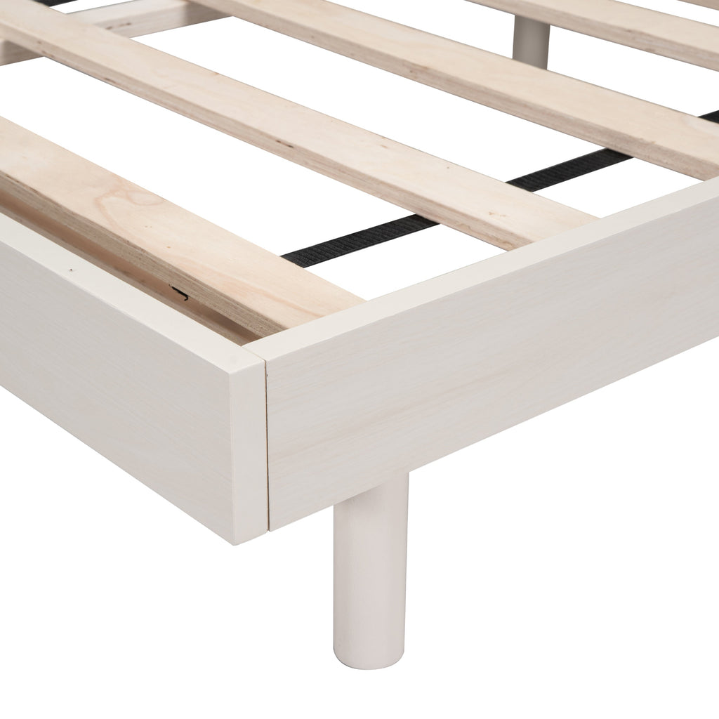 Modern Design Full Floating Platform Bed Frame