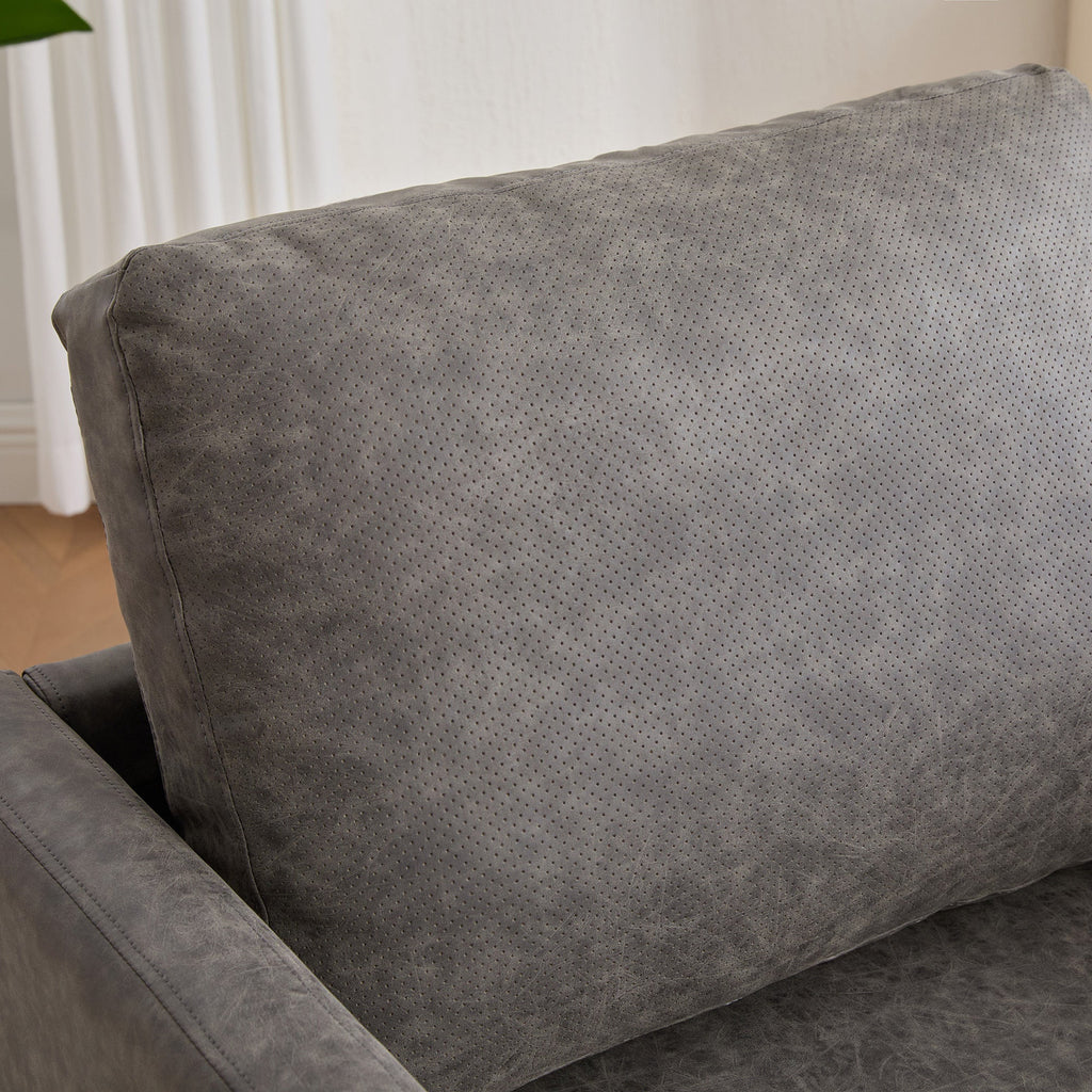 Modern Square Chenille Upholstered Swivel Accent Chair