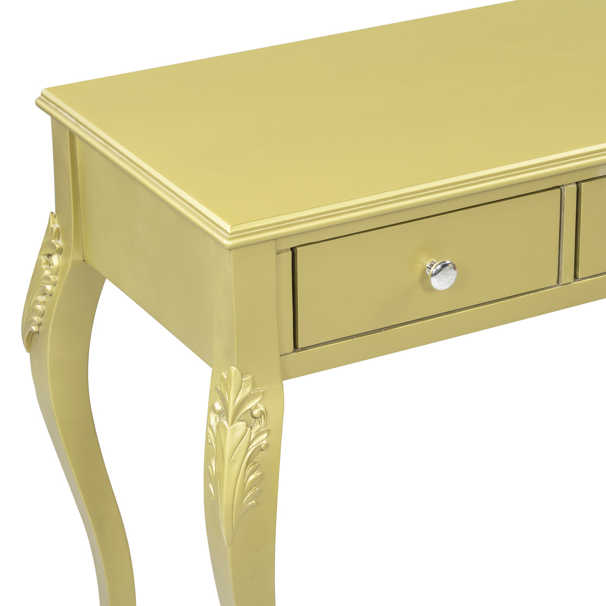 Luxury Makeup Vanity Desk with Oval Mirror