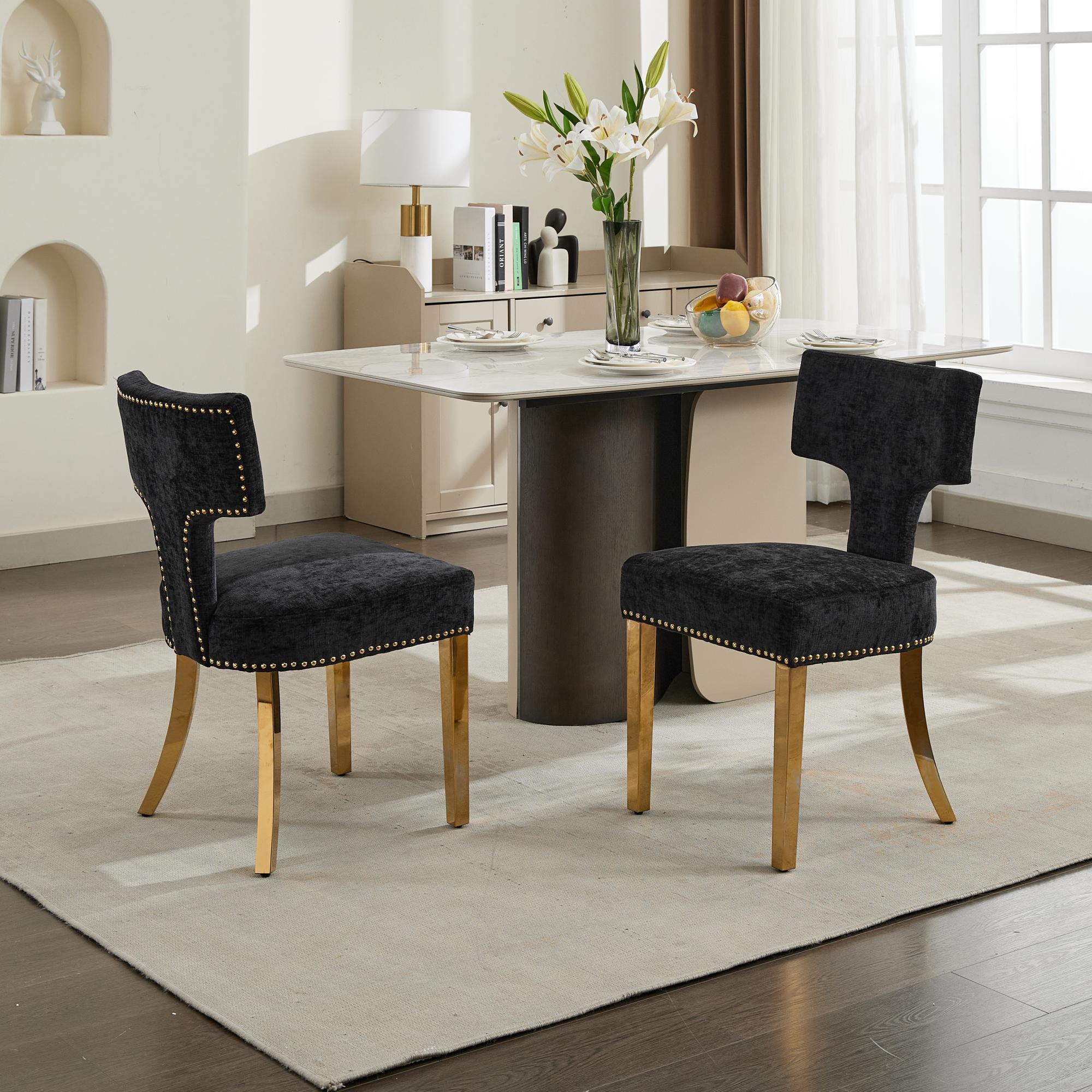 Mid Century Modern Dining Chairs (Set of 2)