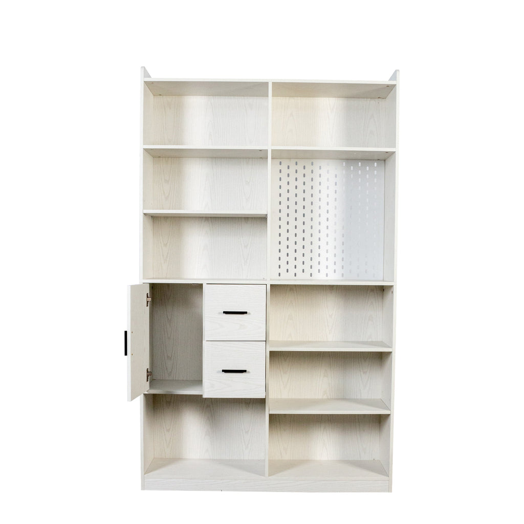 79" Tall Kitchen Pantry Cabinet with Pegboard