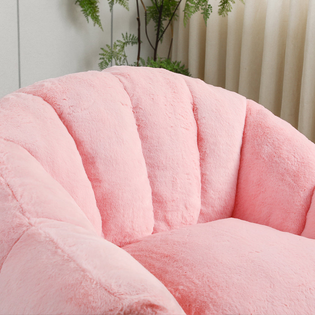 Bean Bag Sofa Chair with Armrests Stuffed