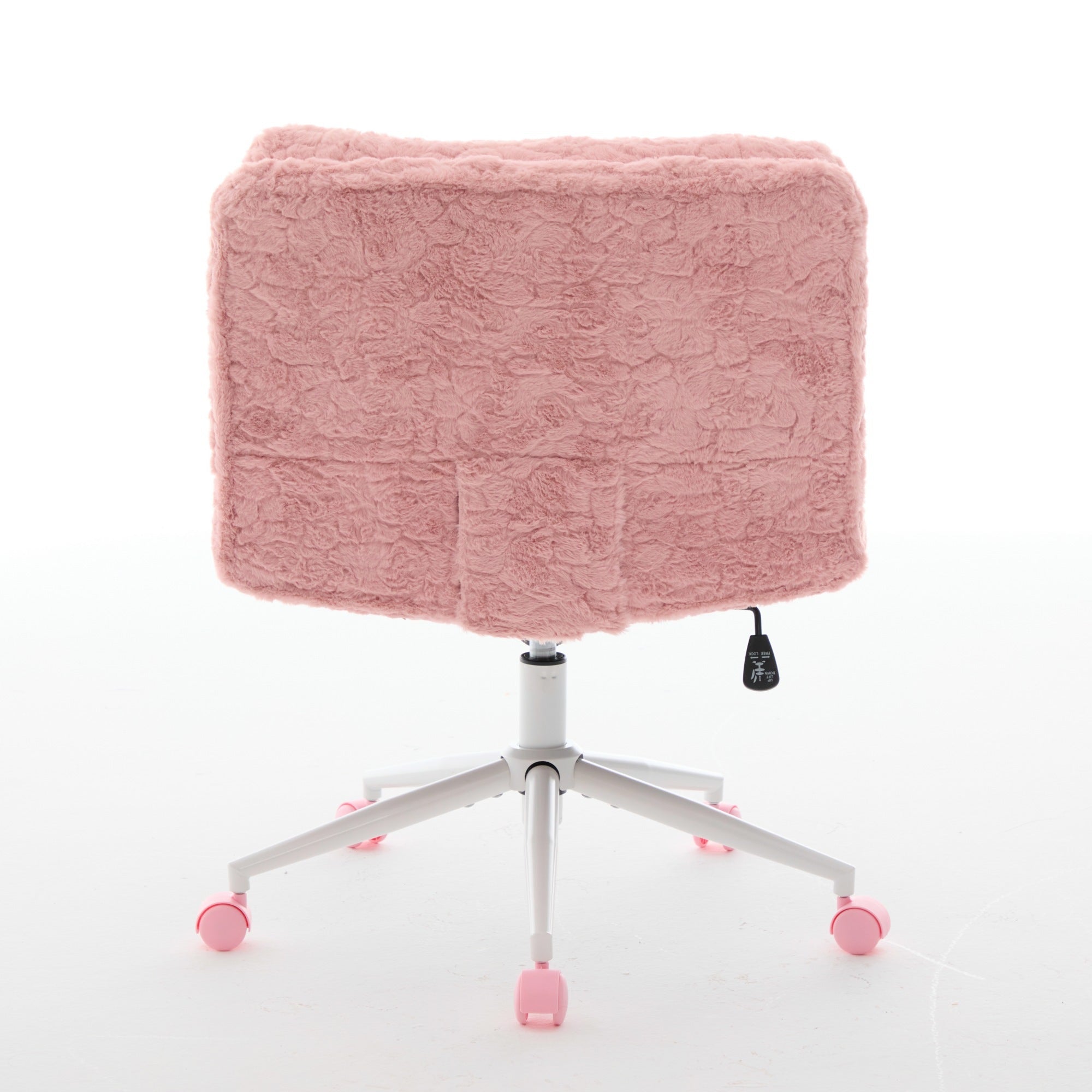 W26.4 inch Wider Artificial Rabbit Hair Home Office Chair