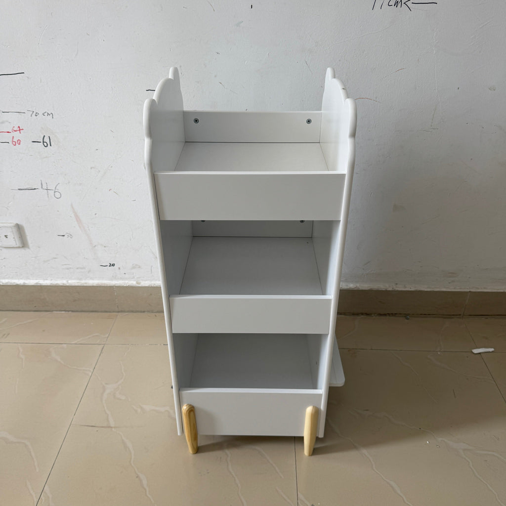 Kids Bookshelf with Chalkboard Side