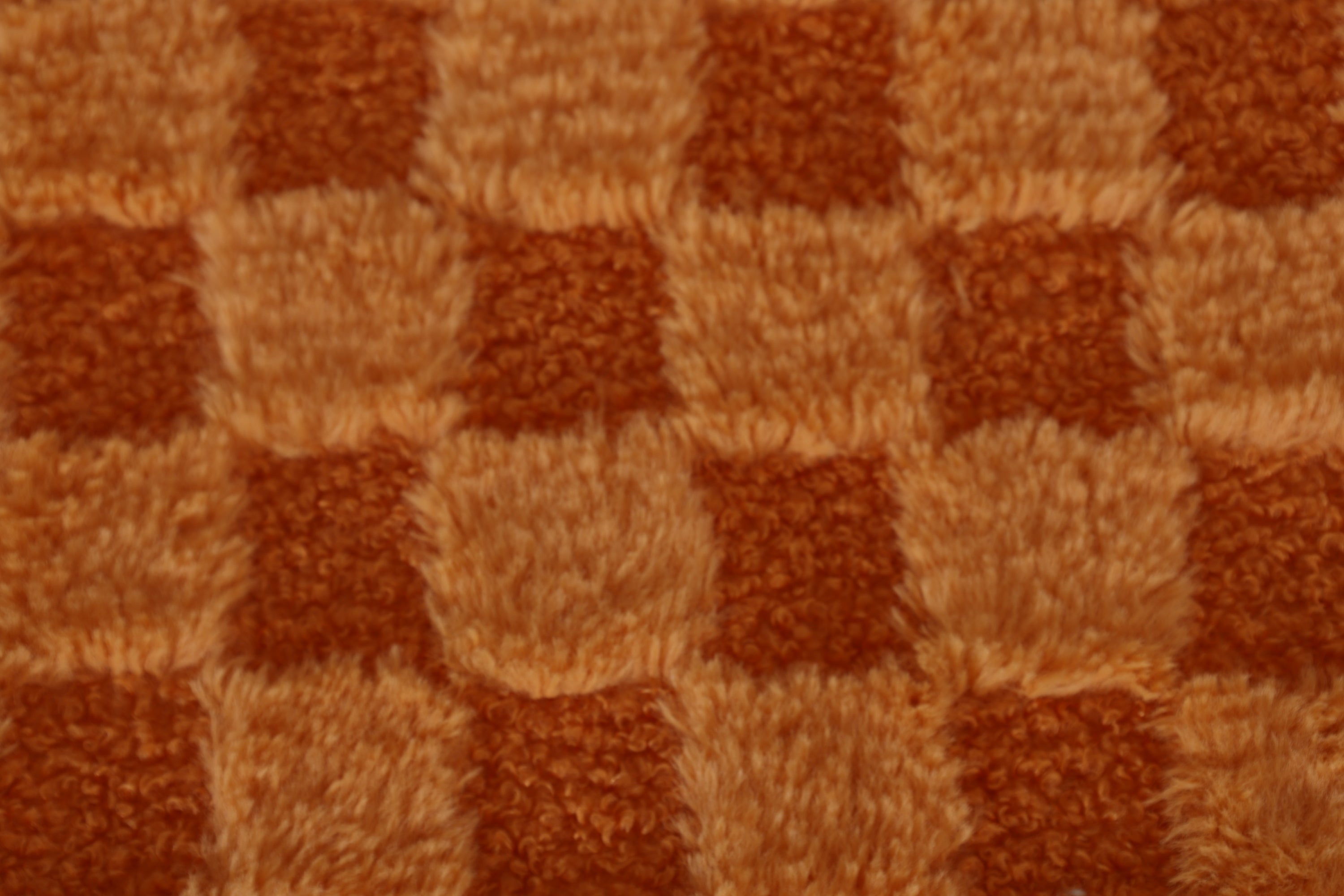 Classic Diamond Pattern Fabric Paired with Elegant Scroll Arms