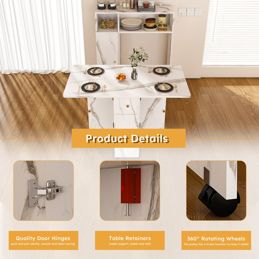 Multifunctional Folding Dining Table